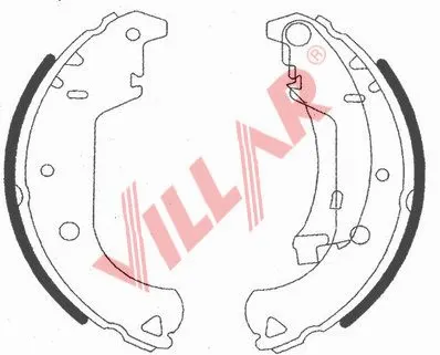 Brake Shoe Set (629.0724)