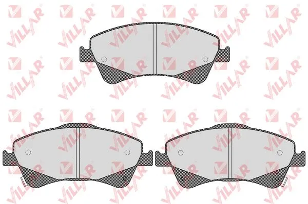 Brake Pad Set, disc brake (626.1589)