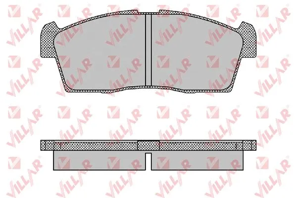Brake Pad Set, disc brake (626.1442)