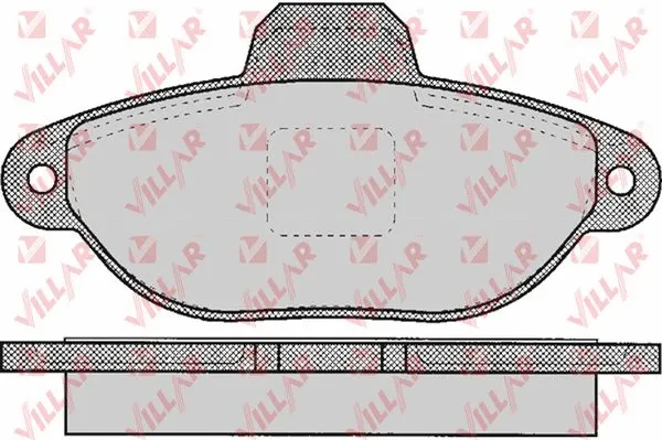 Brake Pad Set, disc brake (626.1191)
