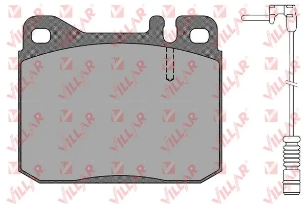 Brake Pad Set, disc brake (626.0141A)