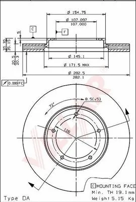 Brake Disc (628.1154)