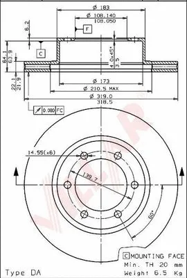 Brake Disc (628.1601)
