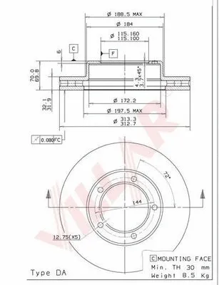 Brake Disc (628.1877)