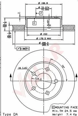 Brake Disc (628.1961)