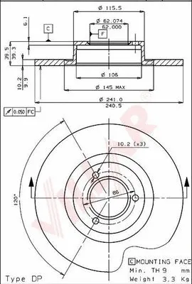 Brake Disc (628.1377)