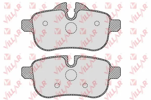 Brake Pad Set, disc brake (626.1617)