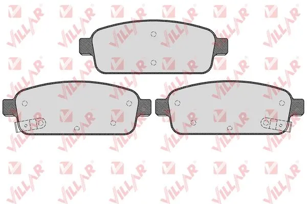 Brake Pad Set, disc brake (626.1575)