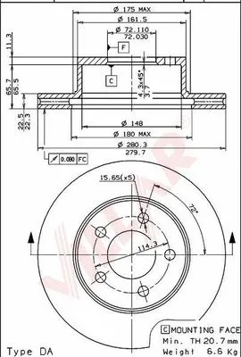 Brake Disc (628.1231)