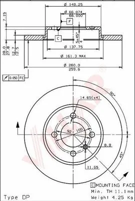 Brake Disc (628.1467)