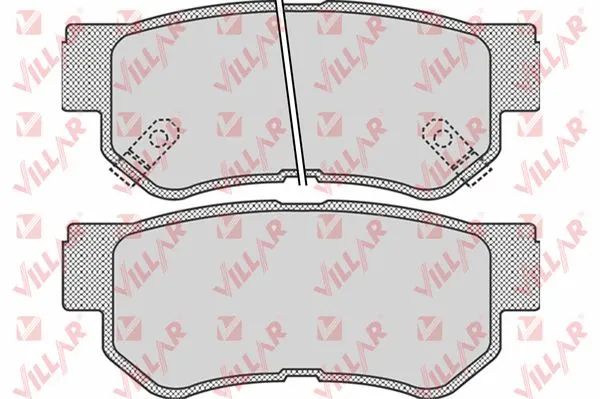 Brake Pad Set, disc brake (626.0848)