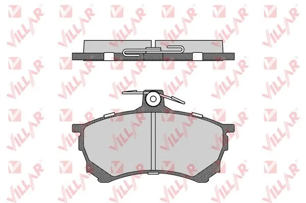 Brake Pad Set, disc brake (626.0420)