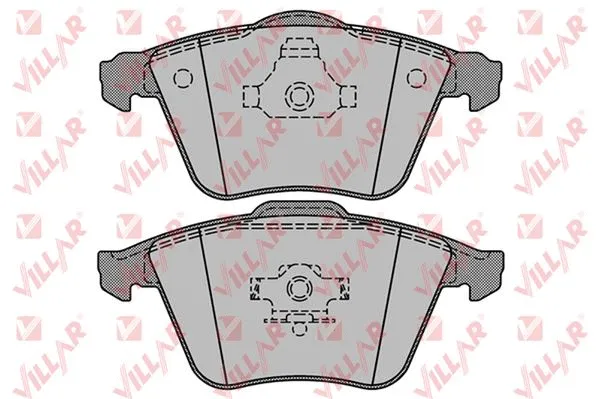 Brake Pad Set, disc brake (626.1277)