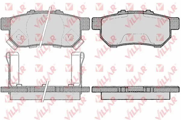 Brake Pad Set, disc brake (626.0991)
