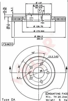 Brake Disc (628.1715)