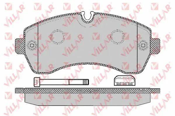 Brake Pad Set, disc brake (626.1295K)
