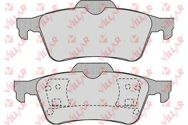 Brake Pad Set, disc brake (626.0907)