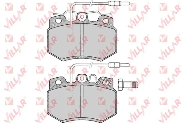 Brake Pad Set, disc brake (626.0274)