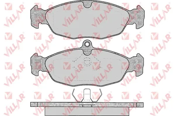 Brake Pad Set, disc brake (626.0599)