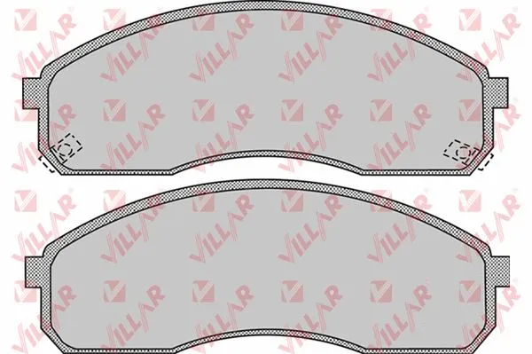 Brake Pad Set, disc brake (626.1072)