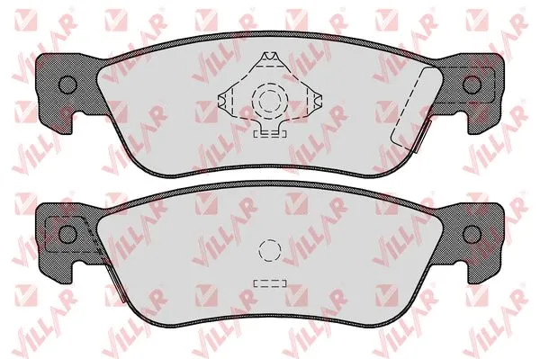 Brake Pad Set, disc brake (626.0052)