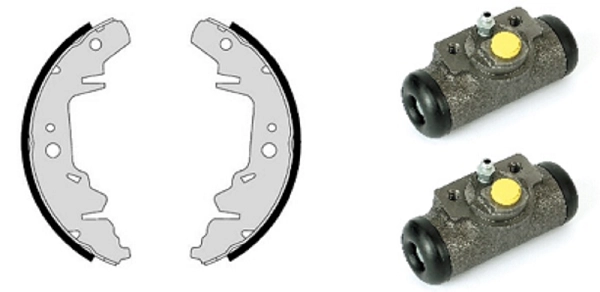 Brake Shoe Set (608.8187)