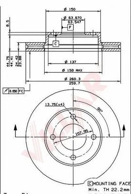 Brake Disc (628.1542)