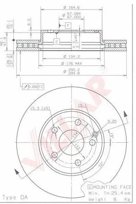 Brake Disc (628.1804)