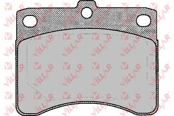 Brake Pad Set, disc brake (626.0056)