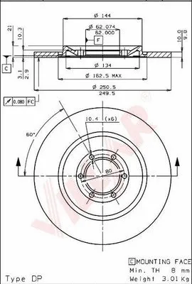 Brake Disc (628.2121)