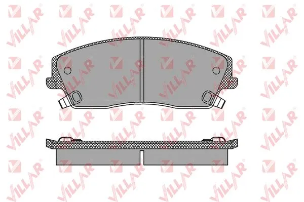 Brake Pad Set, disc brake (626.1399)