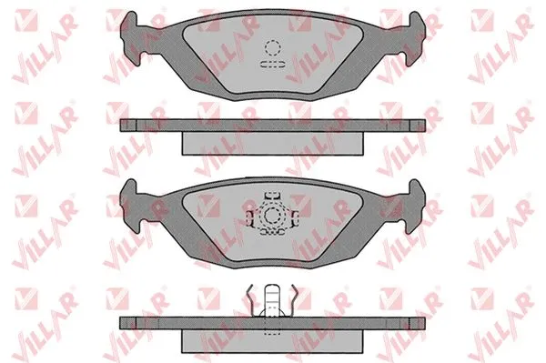 Brake Pad Set, disc brake (626.0887)
