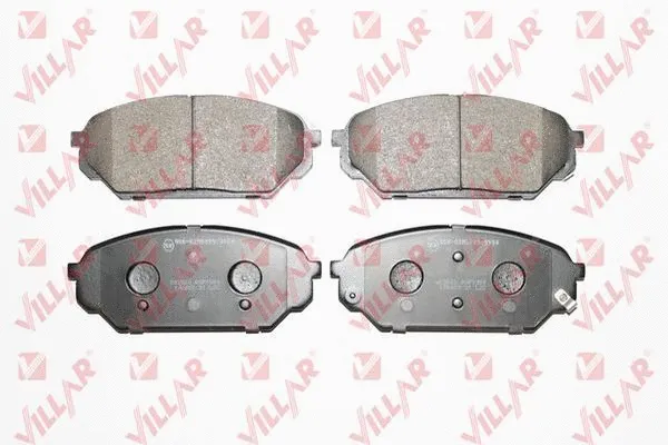 Brake Pad Set, disc brake (626.1989)