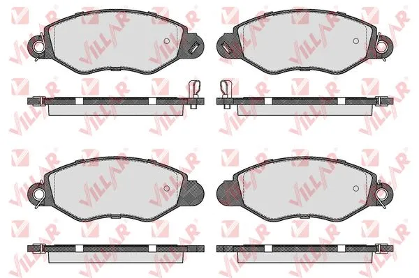 Brake Pad Set, disc brake (626.0994)