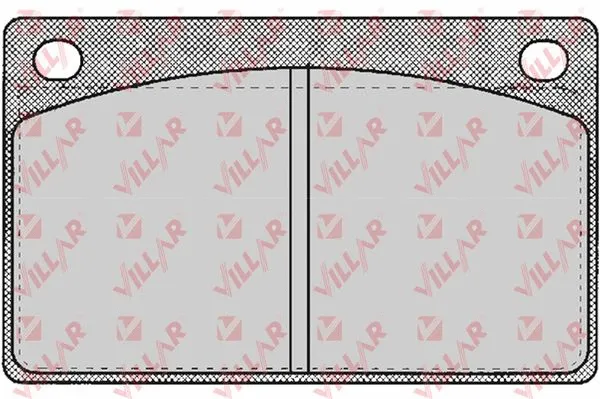 Brake Pad Set, disc brake (626.0161)