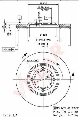 Brake Disc (628.1678)