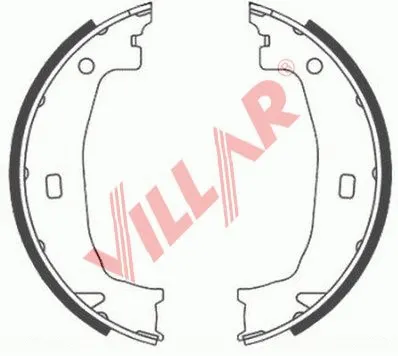 Brake Shoe Set, parking brake (629.0811)