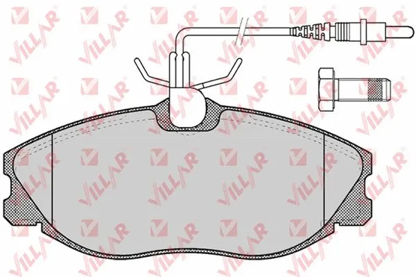 Brake Pad Set, disc brake (626.0620)