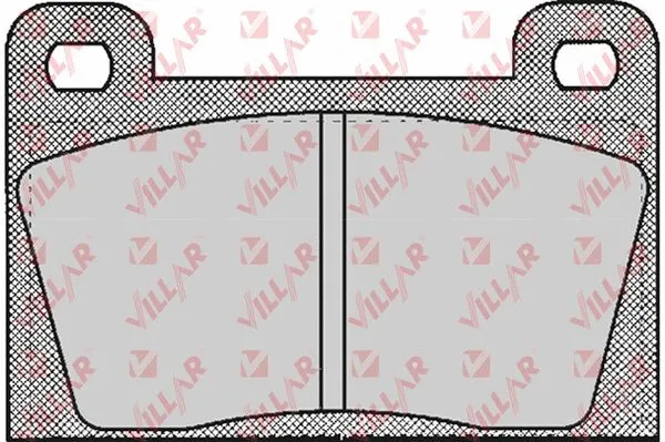Brake Pad Set, disc brake (626.0351)
