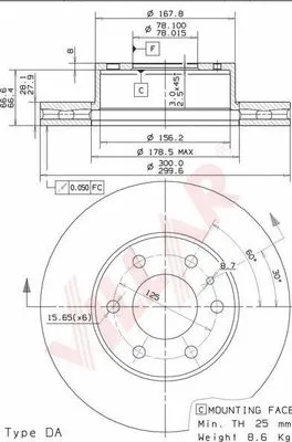 Brake Disc (628.2047)