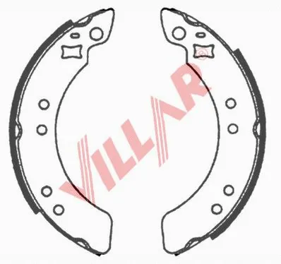 Brake Shoe Set (629.0640)