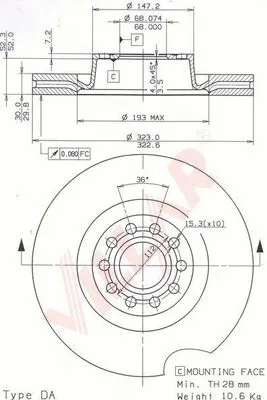 Brake Disc (628.2167)