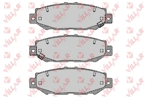 Brake Pad Set, disc brake (626.1385)