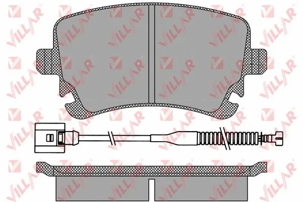 Brake Pad Set, disc brake (626.1398A)