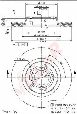 Brake Disc (628.0169)
