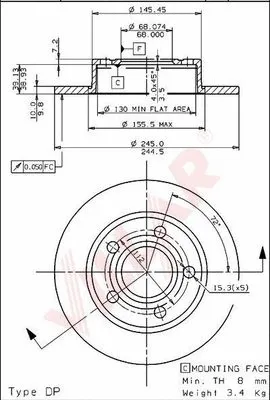 Brake Disc (628.1710)