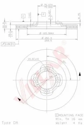 Brake Disc (628.1365)