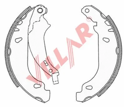 Brake Shoe Set (629.0690)