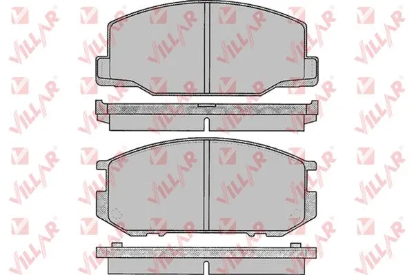 Brake Pad Set, disc brake (626.0064)