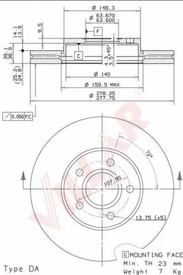 Brake Disc (628.1801)